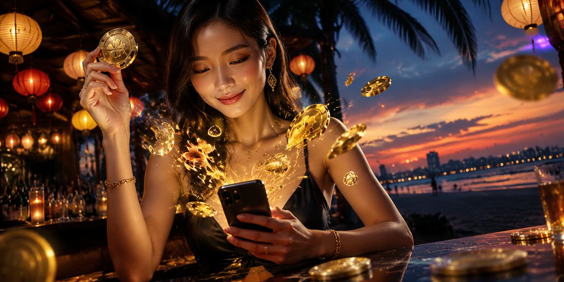 Khung cảnh lồng đèn Đà Nẵng với trò chơi bắn cá trực tuyến sôi động trên thiết bị di động