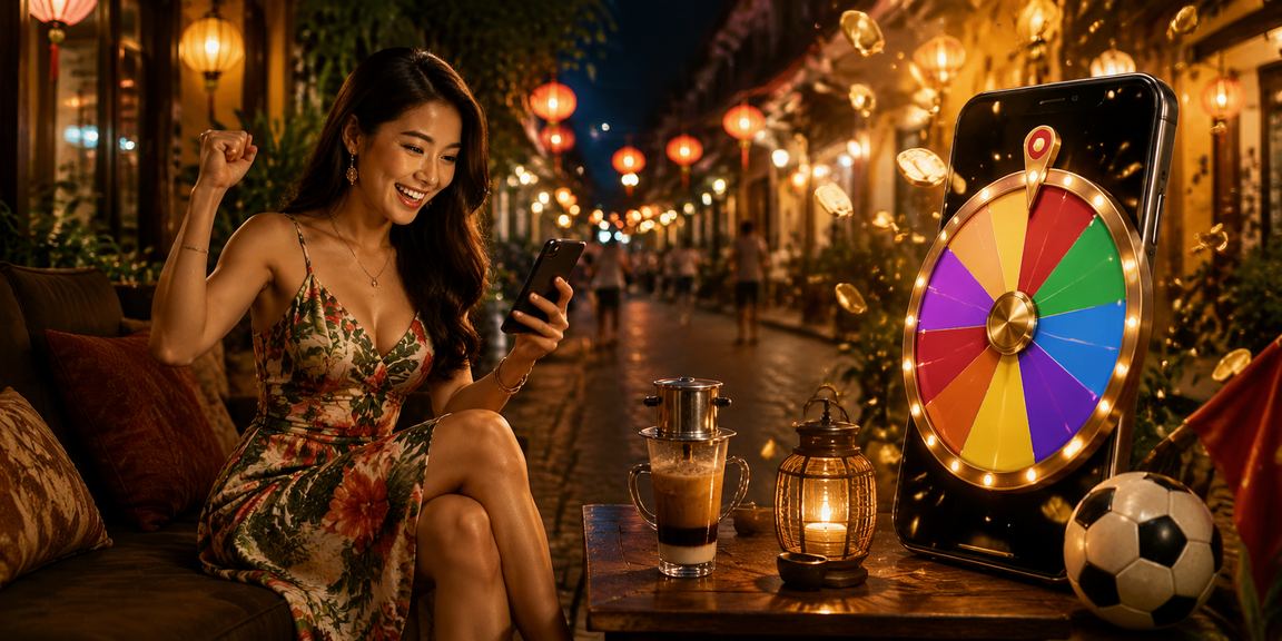 Người chơi tại Hà Nội thưởng thức cà phê và theo dõi bàn Roulette trực tuyến trên màn hình